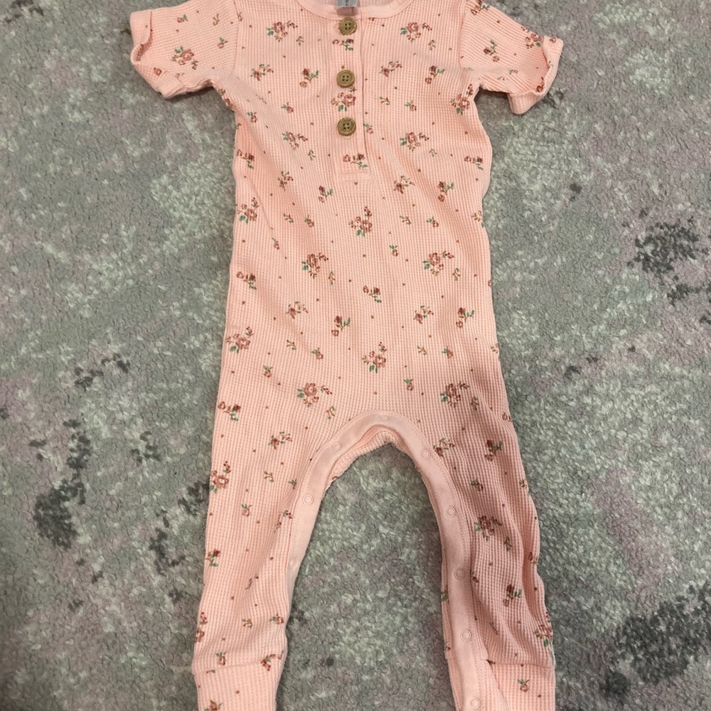 12-18m Floral Pink Toddler One Piece